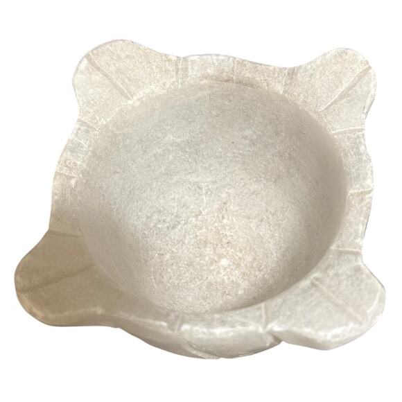 Vintage Alabastor Mortar - Made in Spain - 3" Tall / 4" Diameter - Picture 3 of 5